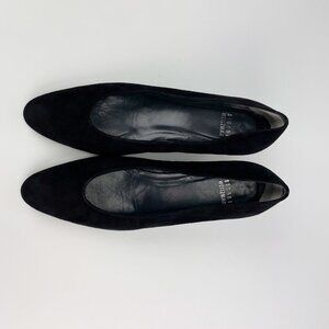 Stuart Weitzman Black Suede Heels